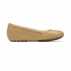 Low Wedge Round Toe Flat Shoes NUDE PU -DREAM PAIRS Sales 3 187