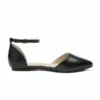 Ankle Strap Ballerina Flats BLACK PU -DREAM PAIRS Sales 3 188