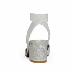 Pointed Toe Pumps With Ankle Strap SILVER GLITTER 8 Pointed Toe Pumps With Ankle Strap SILVER GLITTER -DREAM PAIRS Sales 3 212