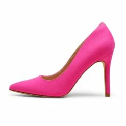 Pointed Toe Suede High Heel Pumps FUCHSIA SUEDE -DREAM PAIRS Sales 3 223