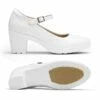 [Stand All Day Pumps] Edenia Round Toe Mary Jane Pumps WHITE -DREAM PAIRS Sales 3 225