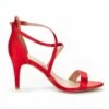 Open Toe Red Stiletto Sandals RED -DREAM PAIRS Sales 4 13