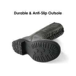 Faux Fur Lining Knee High Riding Boots GREY -DREAM PAIRS Sales 4 144