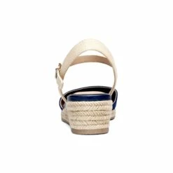 Ankle Strap Closed-Toe Espadrille Wedges NAVY -DREAM PAIRS Sales 4 15