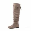 Winter Over The Knee Suede Boots KHAKI -DREAM PAIRS Sales 4 150