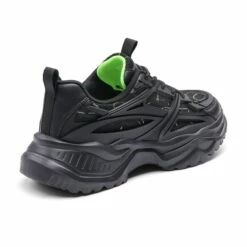 Chunky Platform Lace-up Sneakers BLACK -DREAM PAIRS Sales 4 191