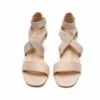 Ankle Strap Wedge Heel Sandals NUDE -DREAM PAIRS Sales 4 38