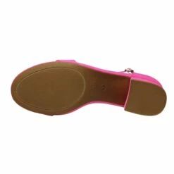 Chunky Low Heel Pump Sandals FUCHSIA SUEDE -DREAM PAIRS Sales 4 41