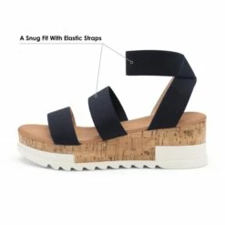 Platform Ankle Strap Sandals NAVY -DREAM PAIRS Sales 4 8