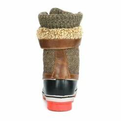 Mid Calf Lace Up Snow Boots BROWN -DREAM PAIRS Sales 5 102