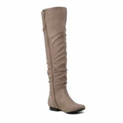 Winter Over The Knee Suede Boots KHAKI -DREAM PAIRS Sales 5 113