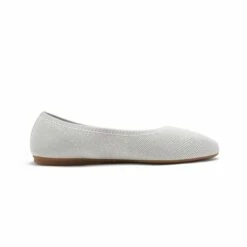 Pointed Toe Knitted Work Flats SILVER -DREAM PAIRS Sales 5 140