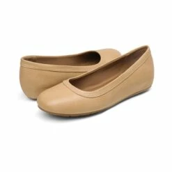 Low Wedge Round Toe Flat Shoes NUDE PU -DREAM PAIRS Sales 5 142