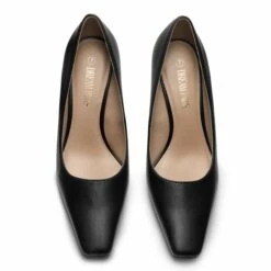 Square Toe High Heel Pumps BLACK -DREAM PAIRS Sales 5 166