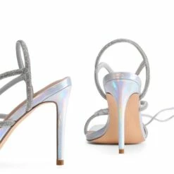 Stiletto Rhinestone Strappy Heels SILVER 13 Stiletto Rhinestone Strappy Heels SILVER -DREAM PAIRS Sales 5 17