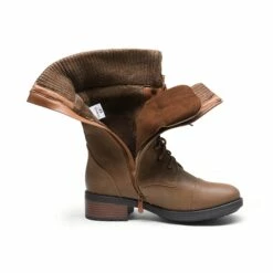 Winter Mid Calf Riding Boots CAMEL -DREAM PAIRS Sales 5 65