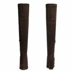 Thigh High Fashion Boots COFFEE -DREAM PAIRS Sales 5 73