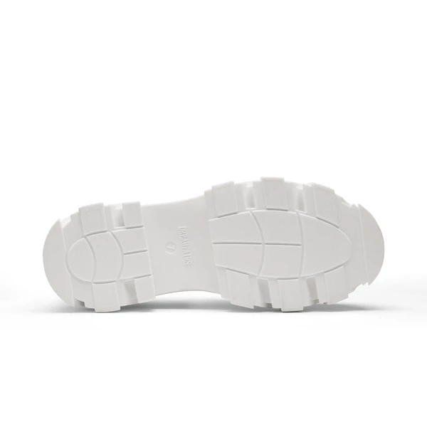 Ikon Stretchy Over The Knee Boots WHITE PU 5 Ikon Stretchy Over The Knee Boots WHITE PU - Image 3